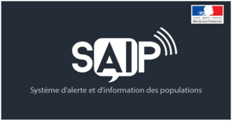 Application d'alerte et d'information des populations en cas de crise (SAIP)