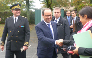 Déplacement du président de la République à Angoulême
