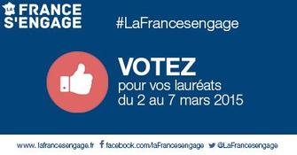 La France s’engage : votez pour vos lauréats 2015 ! 