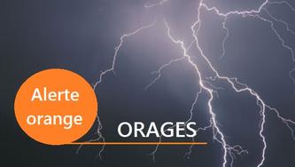 Levée de la vigilance orange pour risques d'orages