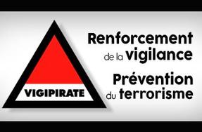 Mesures de prévention contre le terrorisme:renforcement de la vigilance