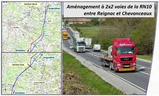 RN10 Sud Charente : premier basculement de la circulation le 1er juin 2017