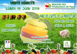 Vente directe de produits du terroir à la préfecture de la Charente