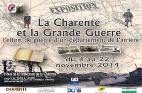 Exposition "La Charente et la Grande Guerre" dans les salons de la préfecture